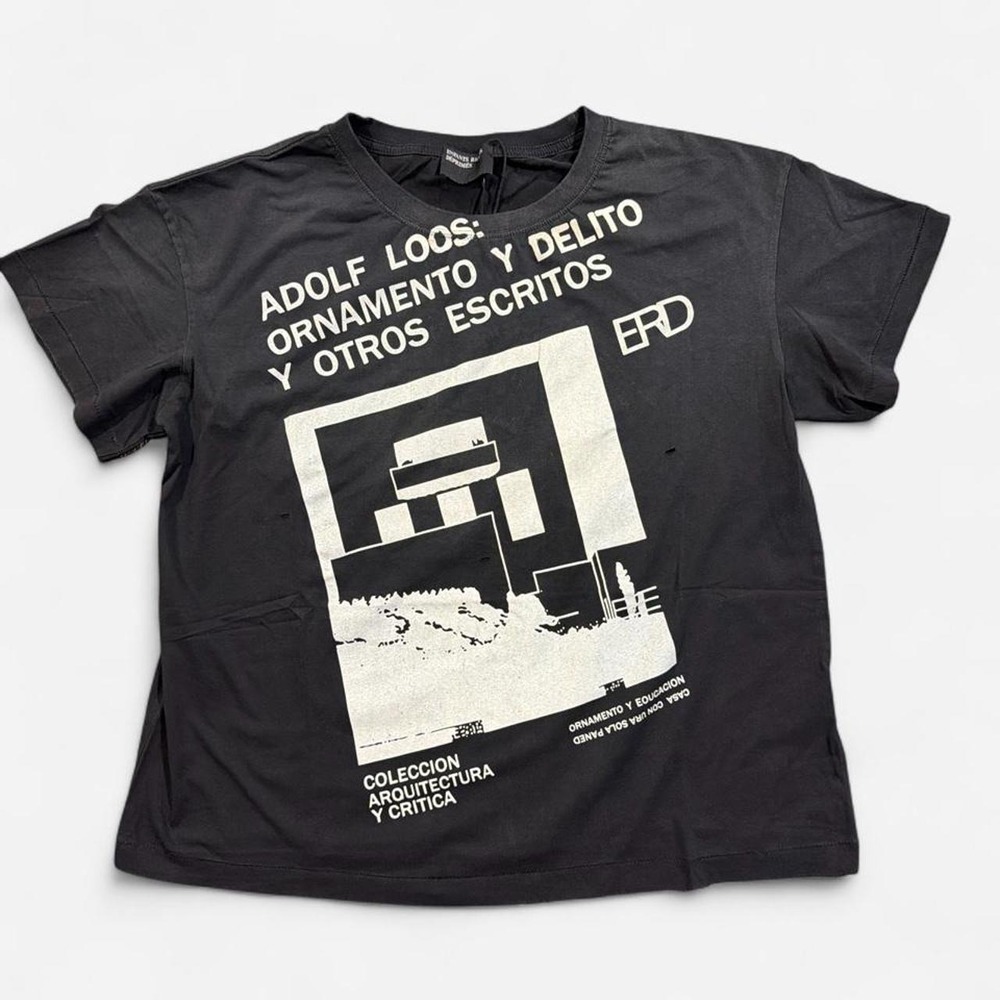 ERD Adolph Loos Ornament and Crime Architecture Graphic T-Shirt * S